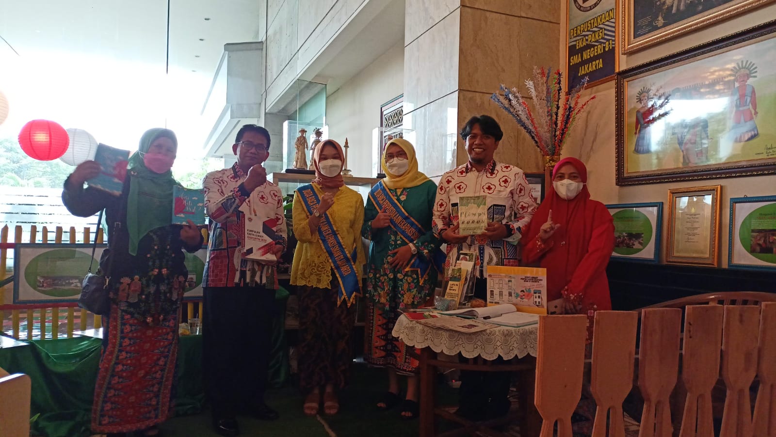 Booth Perpustakaan Ekapaksi di Jakarta Hajatan