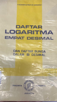 Daftar Logaritma Empat Desimal