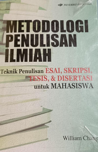Image of Metodologi Penulisan Ilmiah