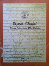 Sajarah Cikundul:kajian sejarah dan nilai budaya